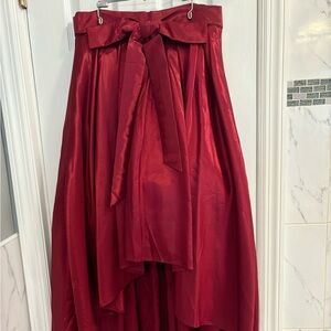 VENUS High-Low Red Skirt
